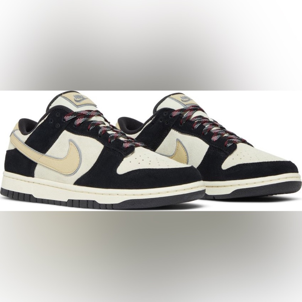 Nike Dunk Low - Black Suede/Coconut/Gray